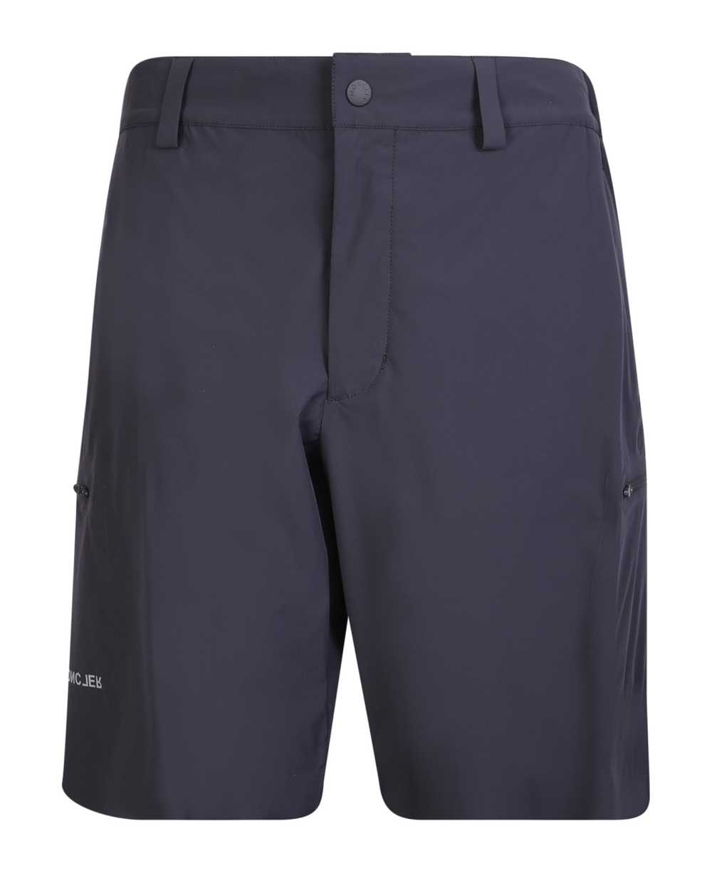 Moncler Grenoble Black Nylon Bermuda Shorts With … - image 1