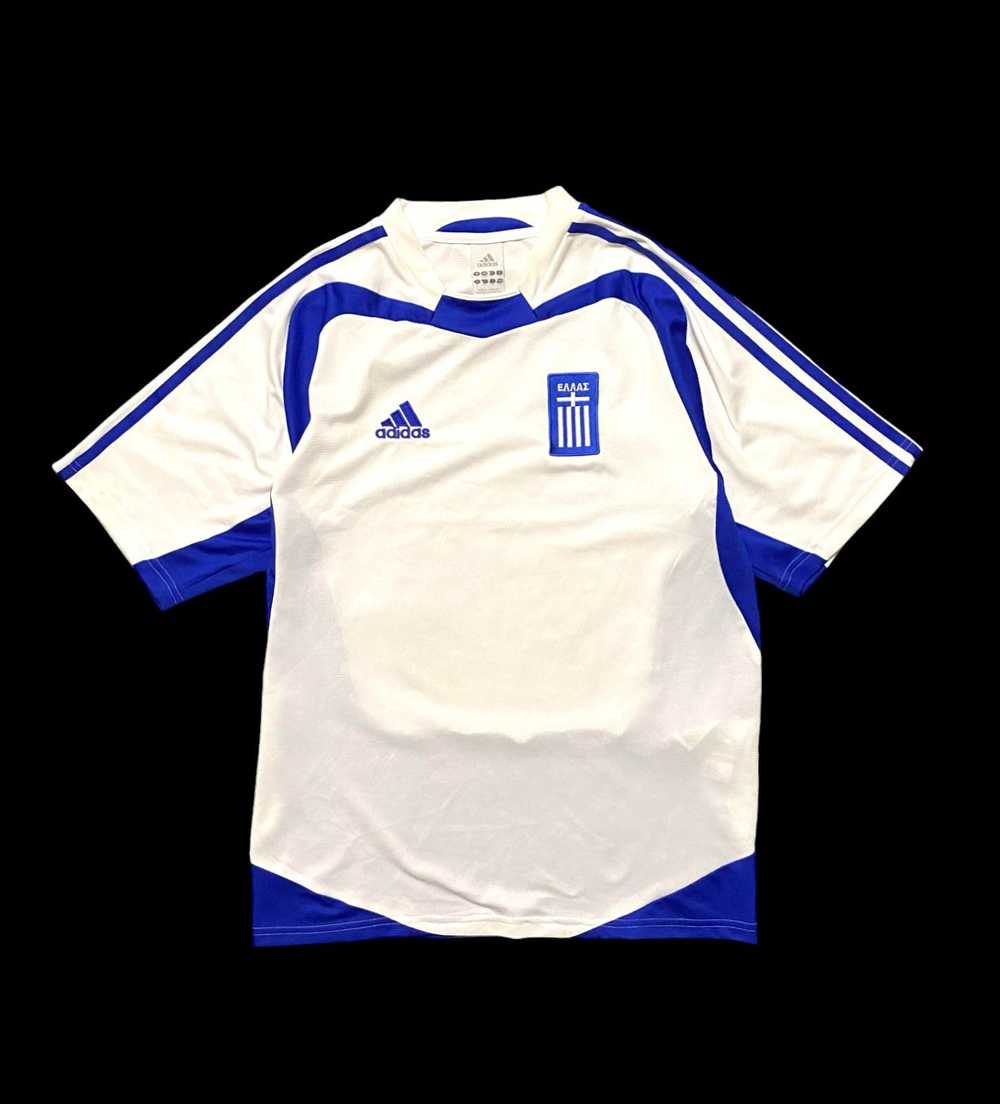 Adidas Greece Jersey 2004/06 Away Soccer Rare Vin… - image 1