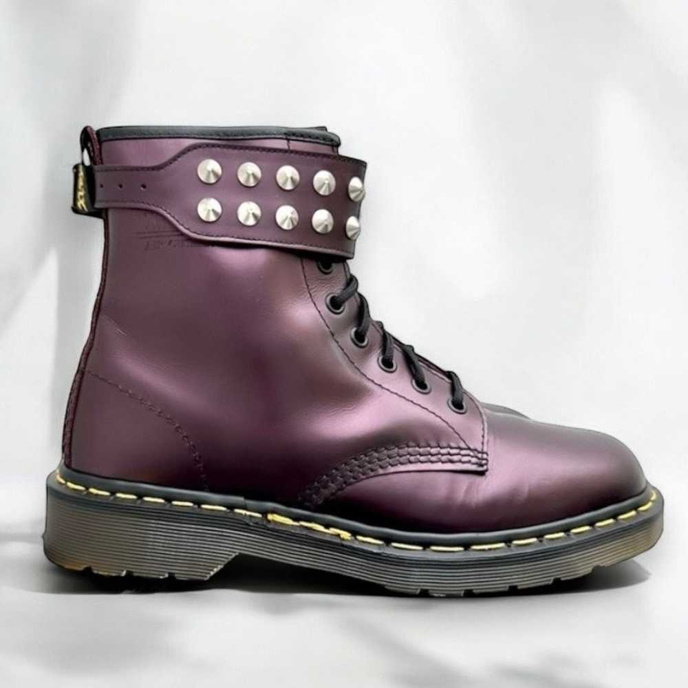 Dr. Martens Vintage UK7 90s 9732 Purple Metallic … - image 1