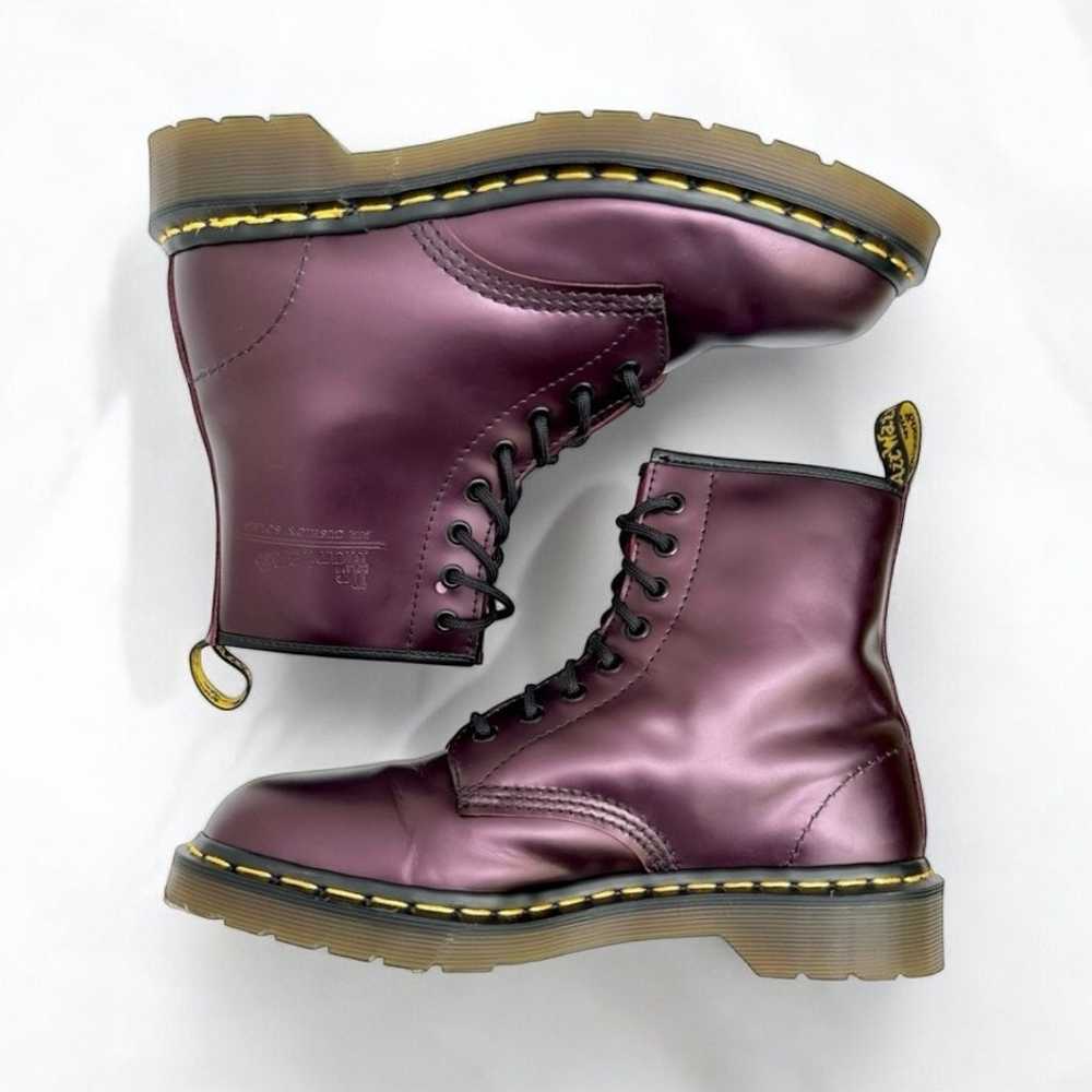 Dr. Martens Vintage UK7 90s 9732 Purple Metallic … - image 3