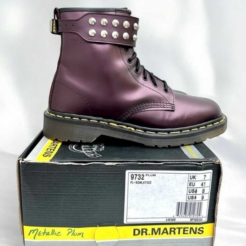 Dr. Martens Vintage UK7 90s 9732 Purple Metallic … - image 8