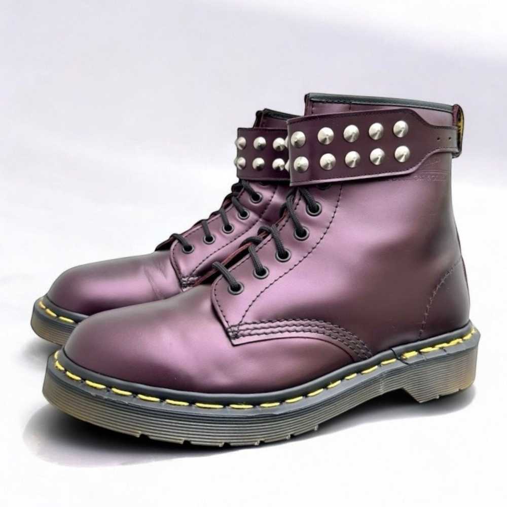 Dr. Martens Vintage UK7 90s 9732 Purple Metallic … - image 9