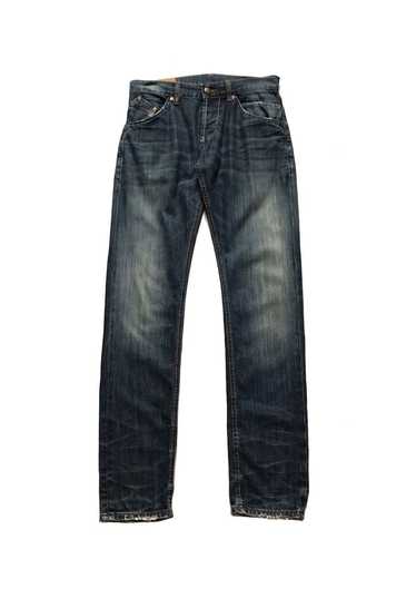 DONDUP SLIM FIT DISTRESSED JEANS