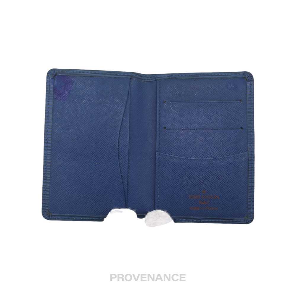 Louis Vuitton Pocket Organizer Wallet - Blue Epi - image 6