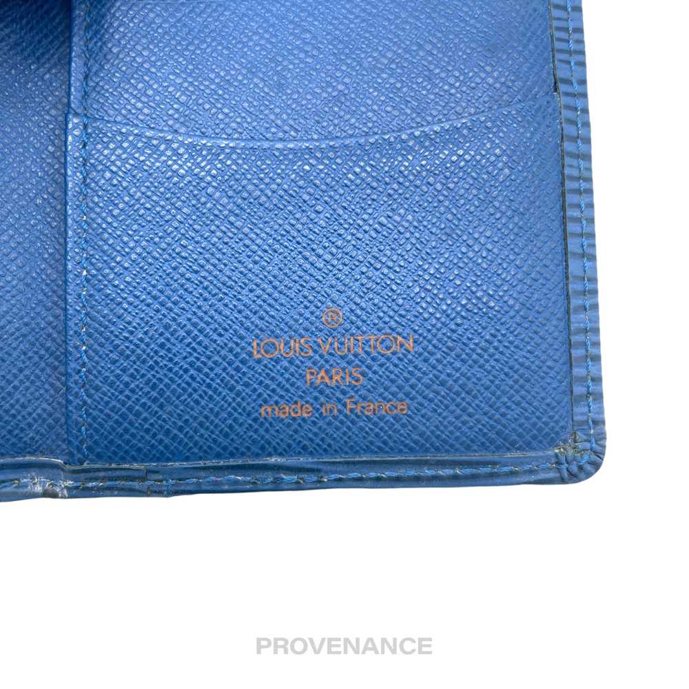 Louis Vuitton Pocket Organizer Wallet - Blue Epi - image 7