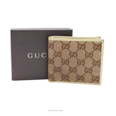 Gucci GG Canvas Bifold Wallet - Brown - image 1