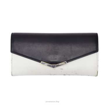 Fendi Long Wallet - Black Leather - image 1