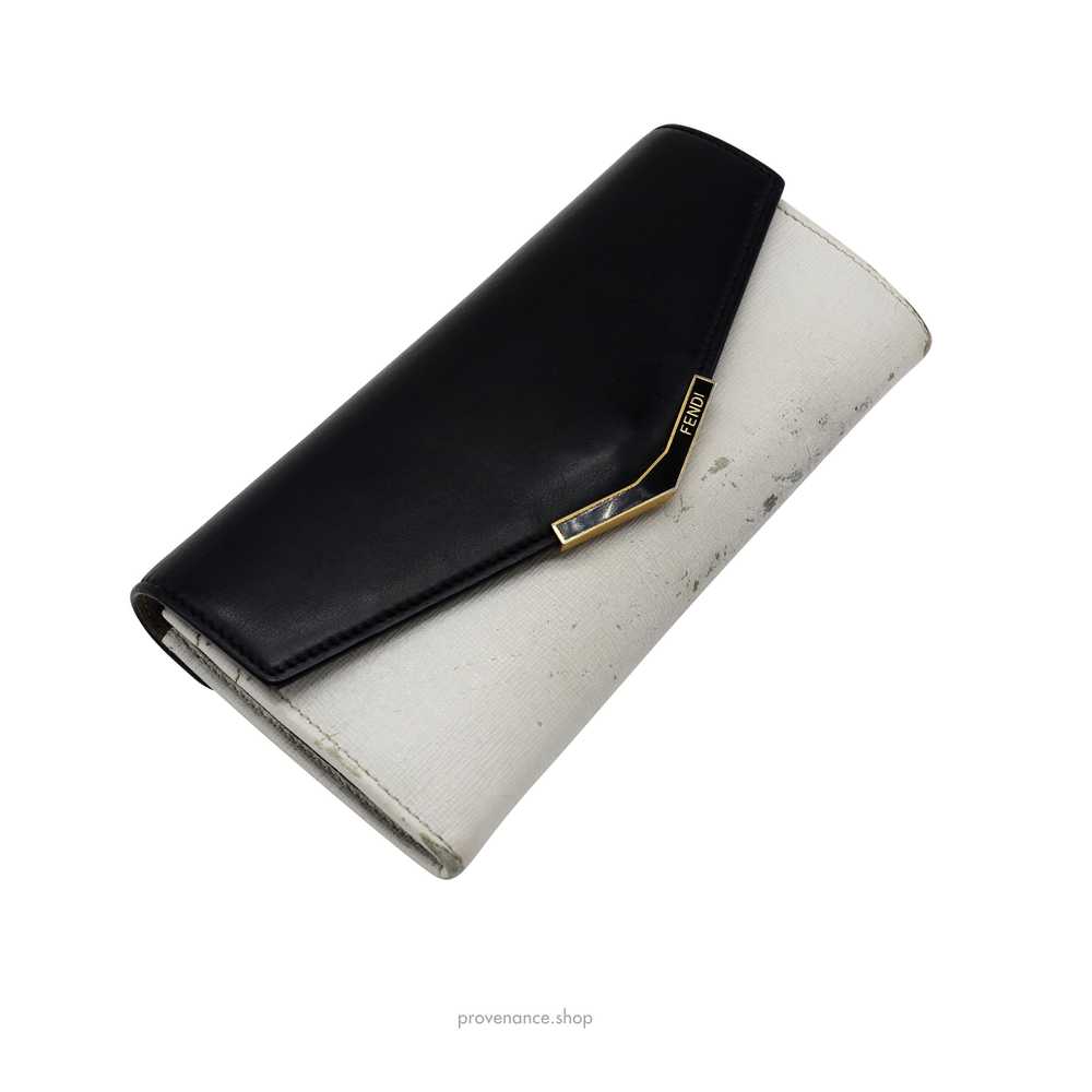 Fendi Long Wallet - Black Leather - image 4