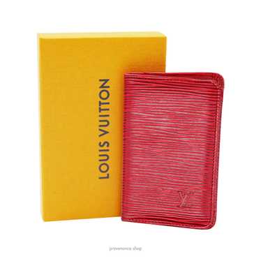 Louis Vuitton Pocket Organizer Wallet - Red Epi L… - image 1