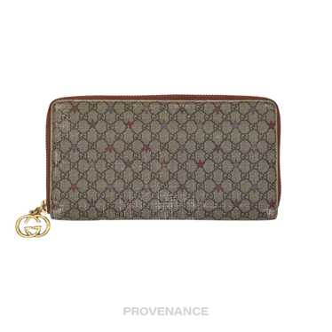 Gucci Long Zip Wallet MicroGuccissima Stars - Red - image 1