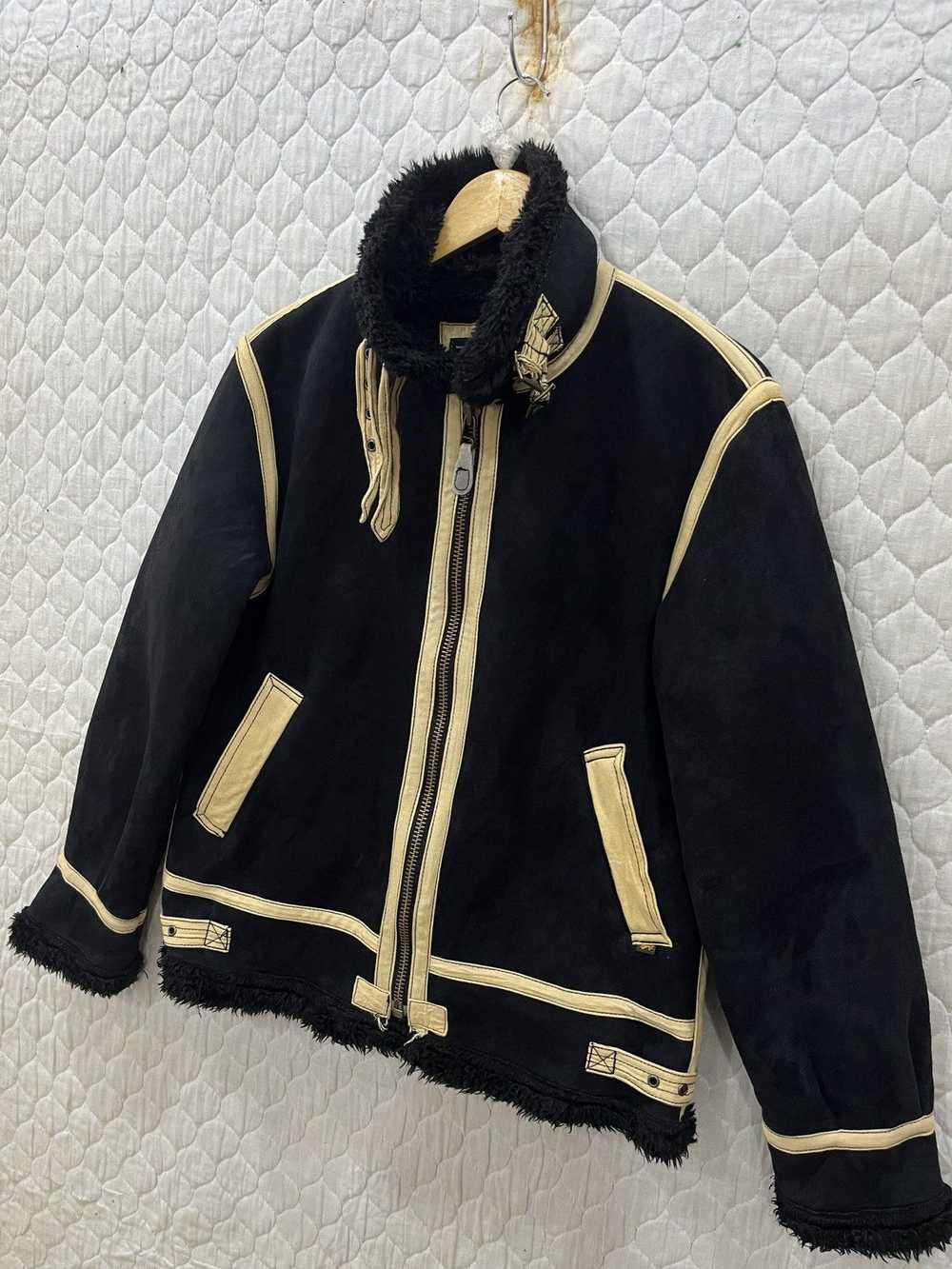 (Vvv). AUTHENTIC ALPHA INDUSTRIES SHERLING JACKET - image 2