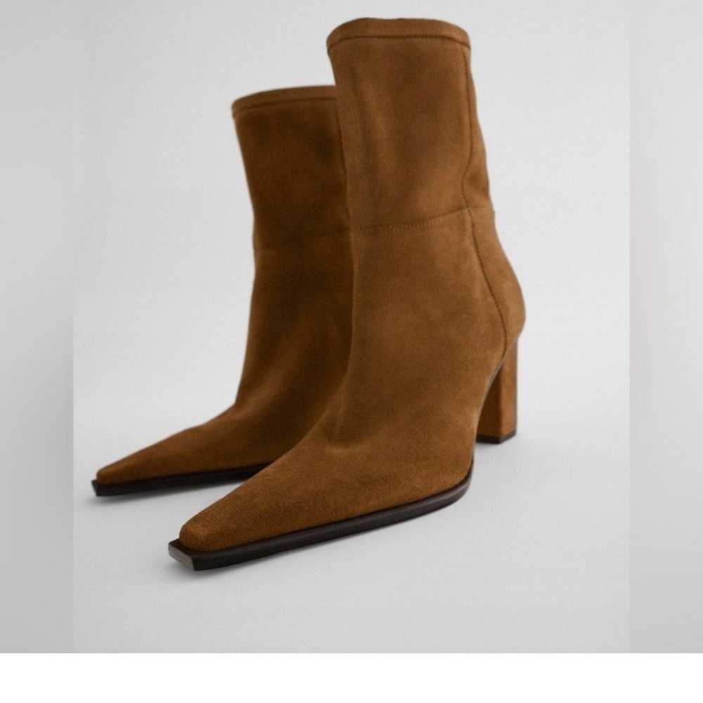 Zara suede boots - image 3