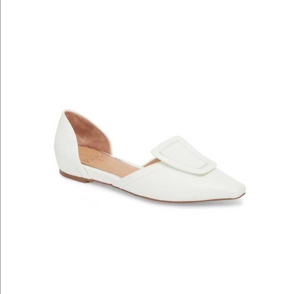 Linea Paolo White Sophie D’Orsay Flat from Nordst… - image 1