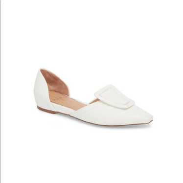 Linea Paolo White Sophie D’Orsay Flat from Nordst… - image 1