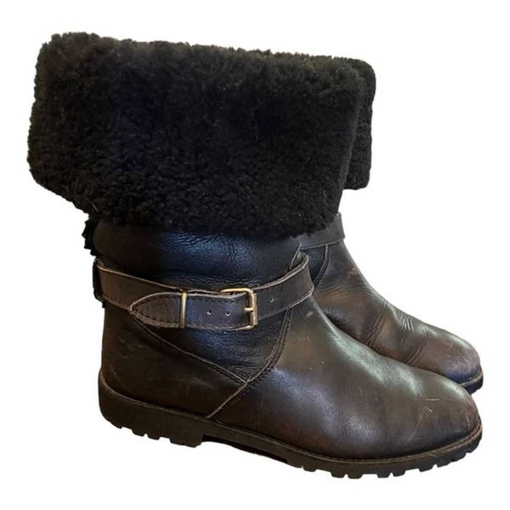 TIMBERLAND Womens Sheepskin Leather Mid-Calf Wint… - image 3