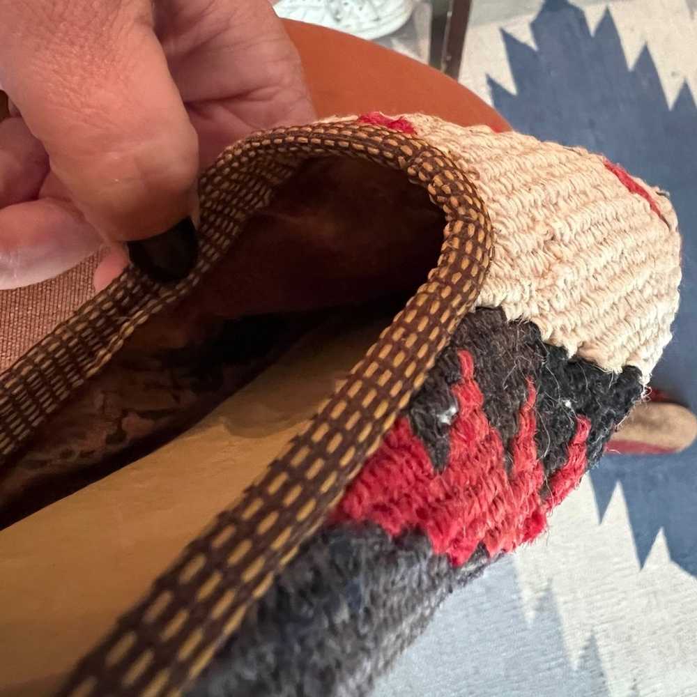 Vintage Turkish kilim mules - image 3