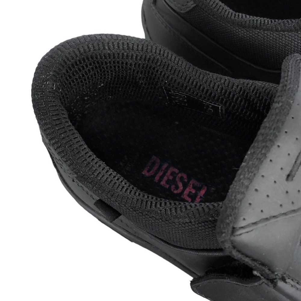 Diesel × Vintage 🧿Y2K enduro leather velcro low … - image 4