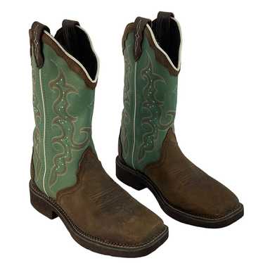 Justin Gypsy Women's Size 9 Brown Leather Western… - image 1