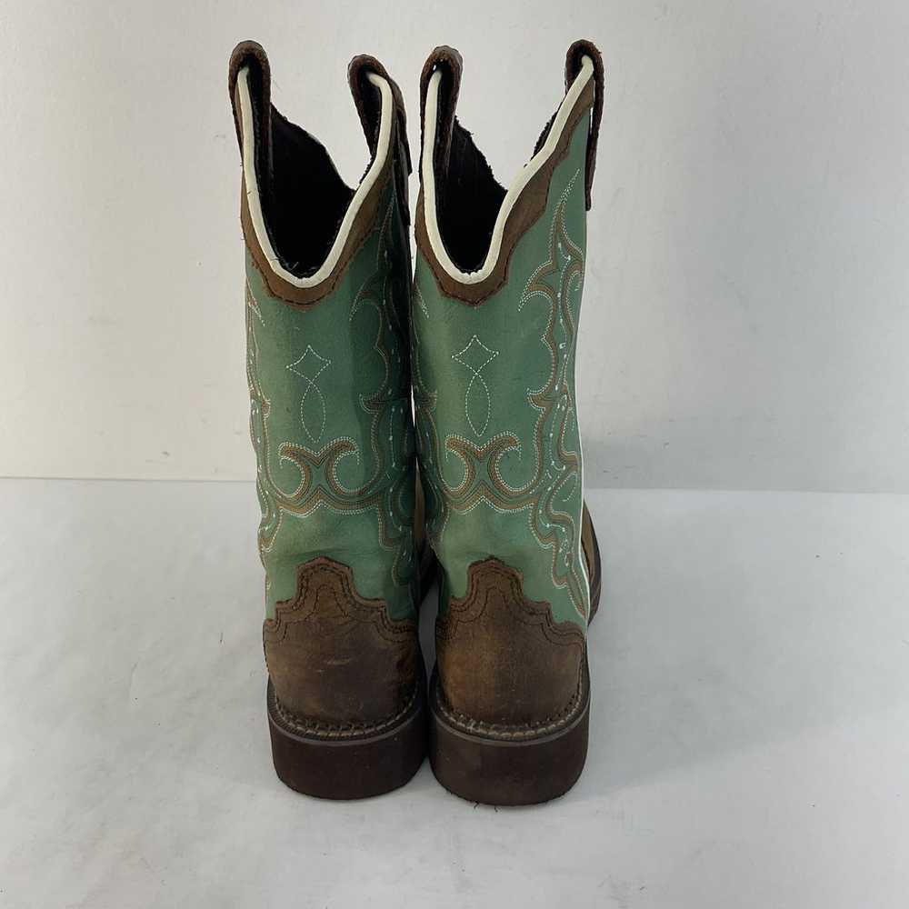 Justin Gypsy Women's Size 9 Brown Leather Western… - image 3