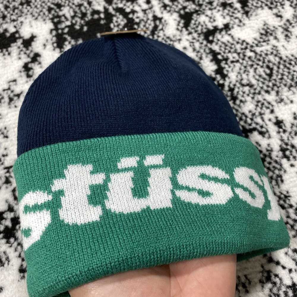 Stüssy STUSSY JACQUARD BEANIE HAT NAVY - image 2