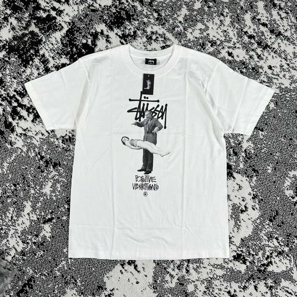 Stüssy STUSSY LEVITATE POSITIVE VIBRATIONS WHITE … - image 1