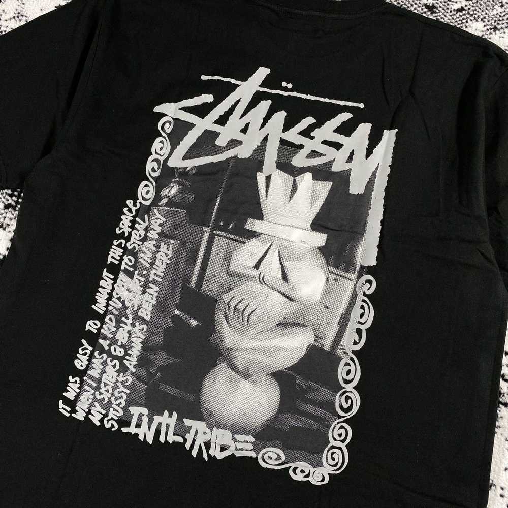 Vintage - STUSSY TIKI TEE BLACK - MEDIUM - image 2