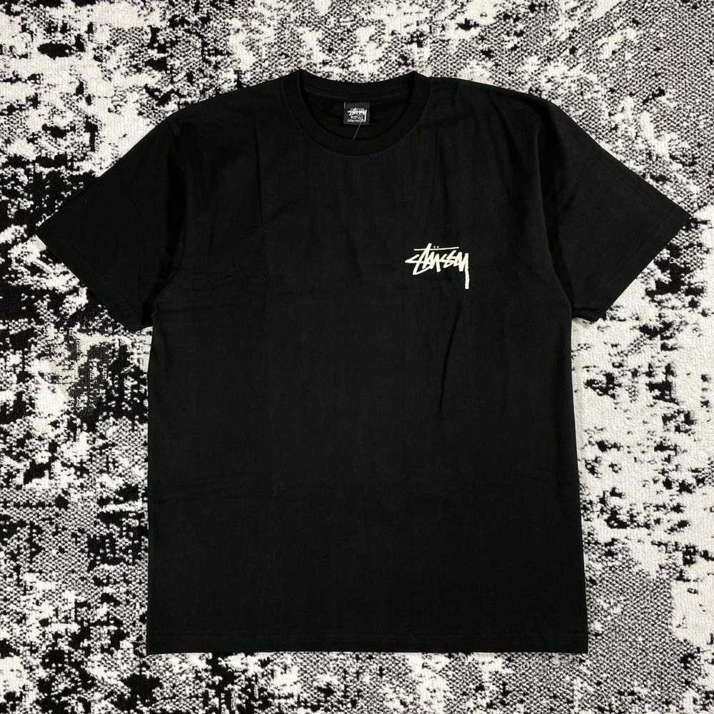 Vintage - STUSSY TIKI TEE BLACK - MEDIUM - image 3