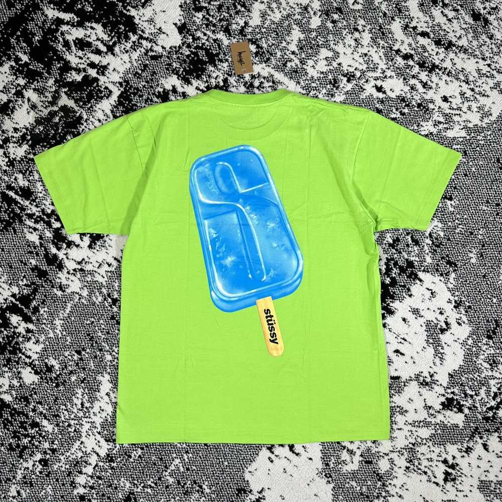 Vintage - STUSSY POP SLICE TEE KEYLIME - L - image 1