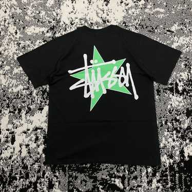 Stüssy STUSSY STAR PIGMENT DYED TEE IN BLACK - L - image 1