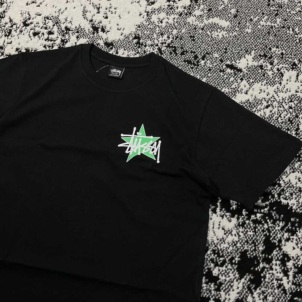 Stüssy STUSSY STAR PIGMENT DYED TEE IN BLACK - L - image 4