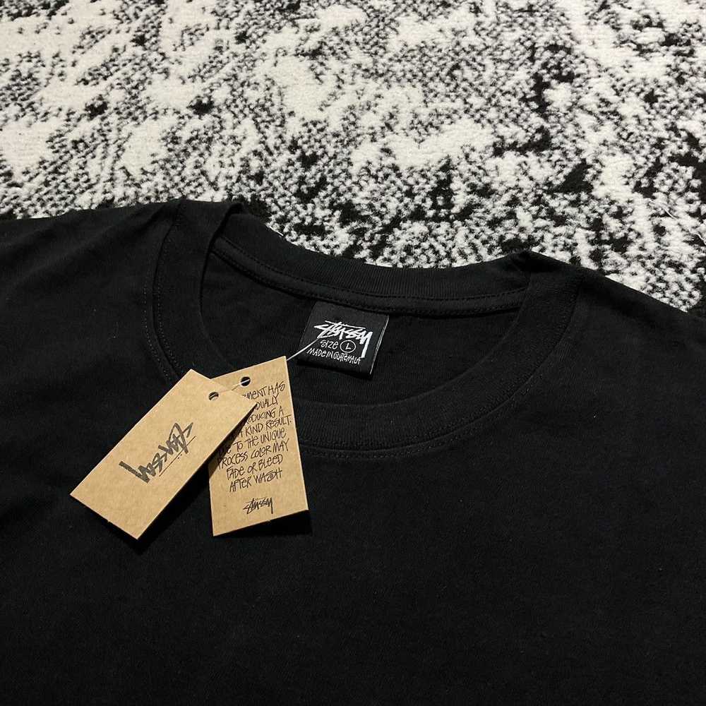 Stüssy STUSSY STAR PIGMENT DYED TEE IN BLACK - L - image 5