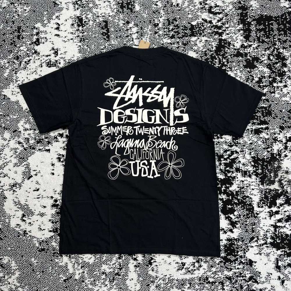 Vintage - STUSSY SUMMER LB TEE IN BLACK / LARGE - image 1