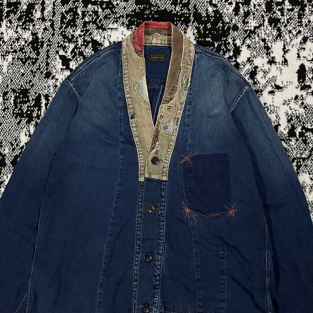 KAPITAL 8oz x IDG JUBAN SHIRT DOTERA REMAKE COAT … - image 2