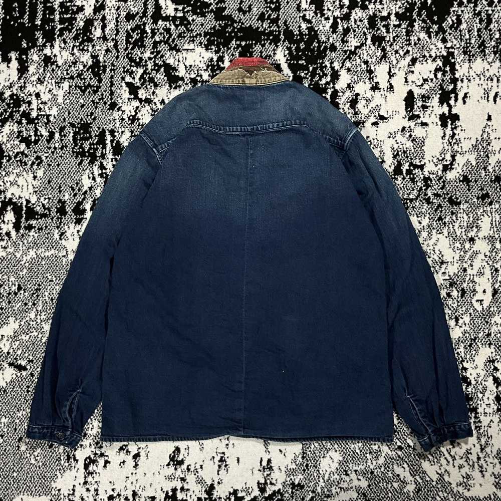 KAPITAL 8oz x IDG JUBAN SHIRT DOTERA REMAKE COAT … - image 5