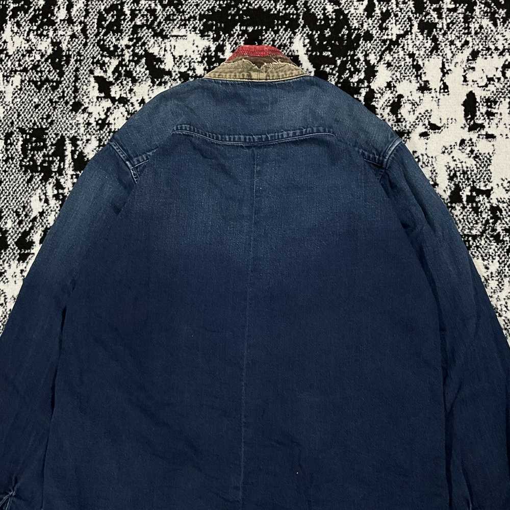 KAPITAL 8oz x IDG JUBAN SHIRT DOTERA REMAKE COAT … - image 6