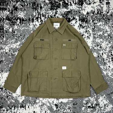 WTAPS JUNGLE LS 01 SHIRT COTTON SATIN