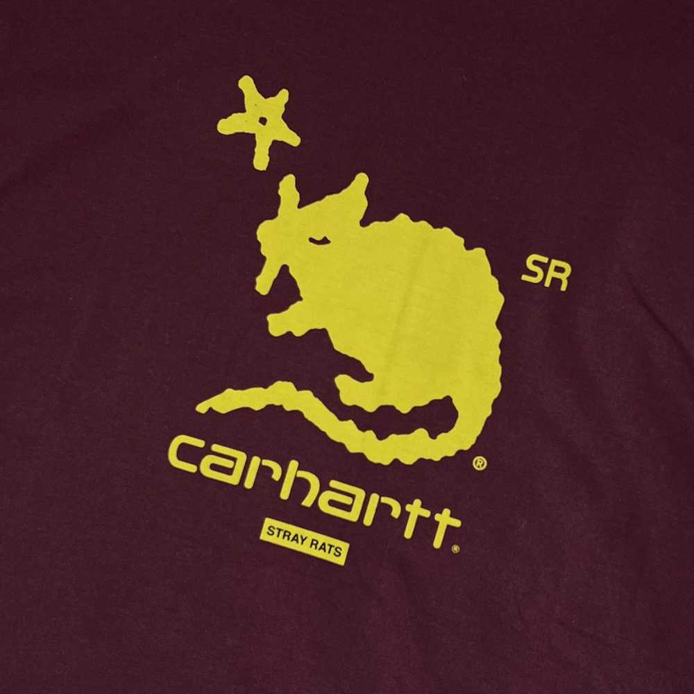 STRAY RATS X CARHARTT WIP WONGKY RATS LOGO TEE - … - image 2