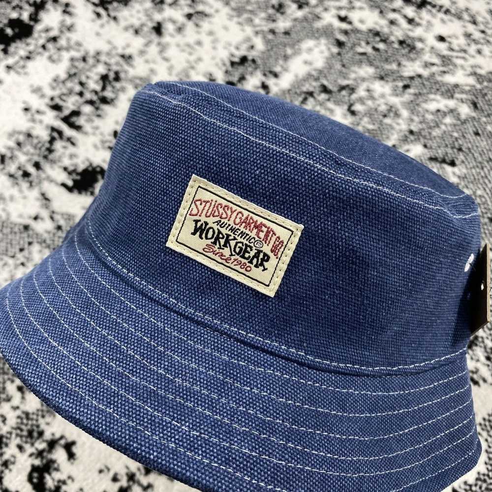 Stüssy STUSSY BUCKET HAT WORKGEAR NAVY - image 2