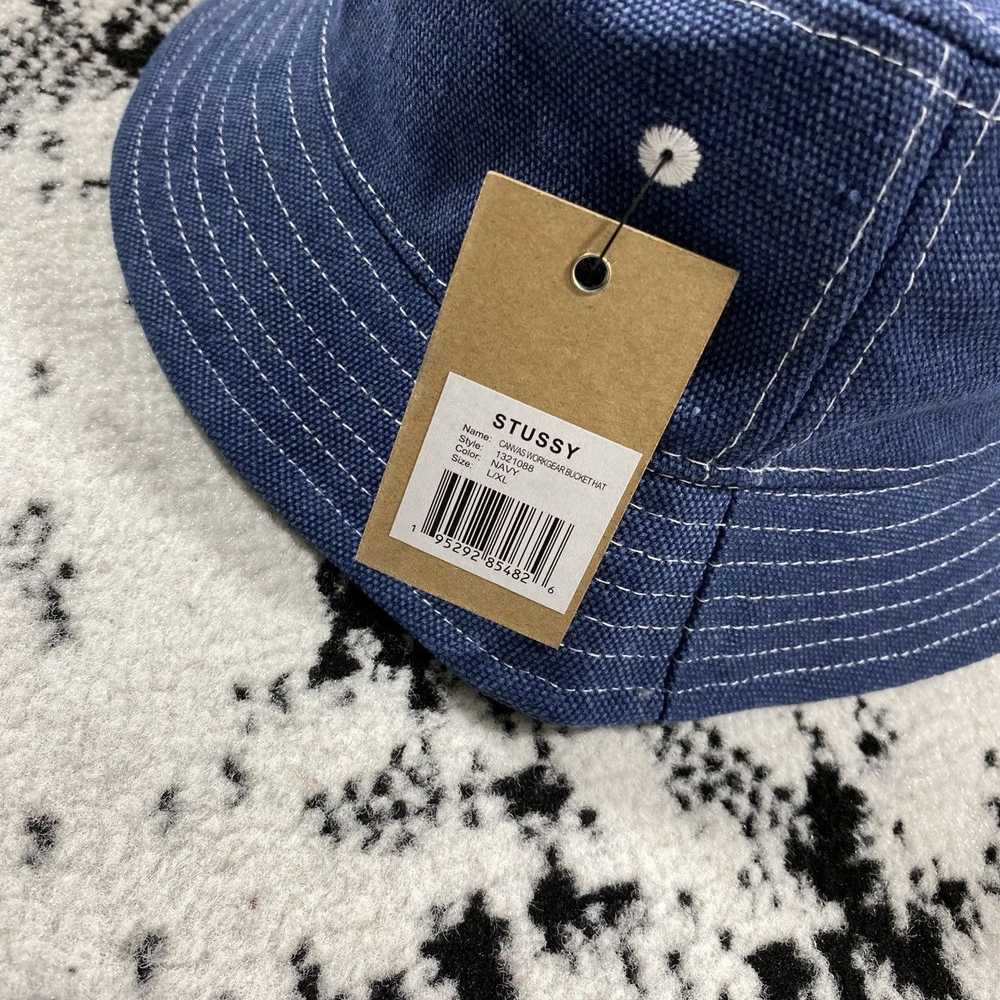 Stüssy STUSSY BUCKET HAT WORKGEAR NAVY - image 3