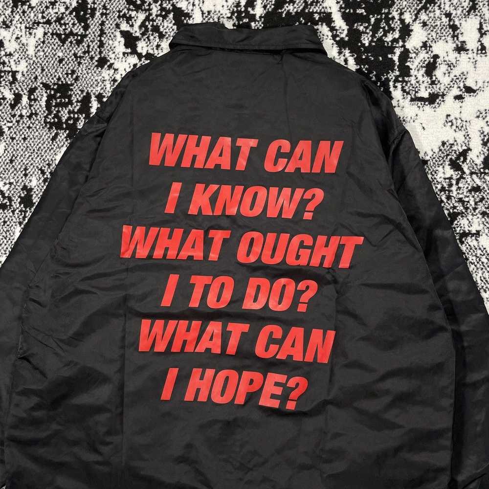 UNIFORM EXPERIMENT "PHILOSOPHY" COACH JACKET - image 2