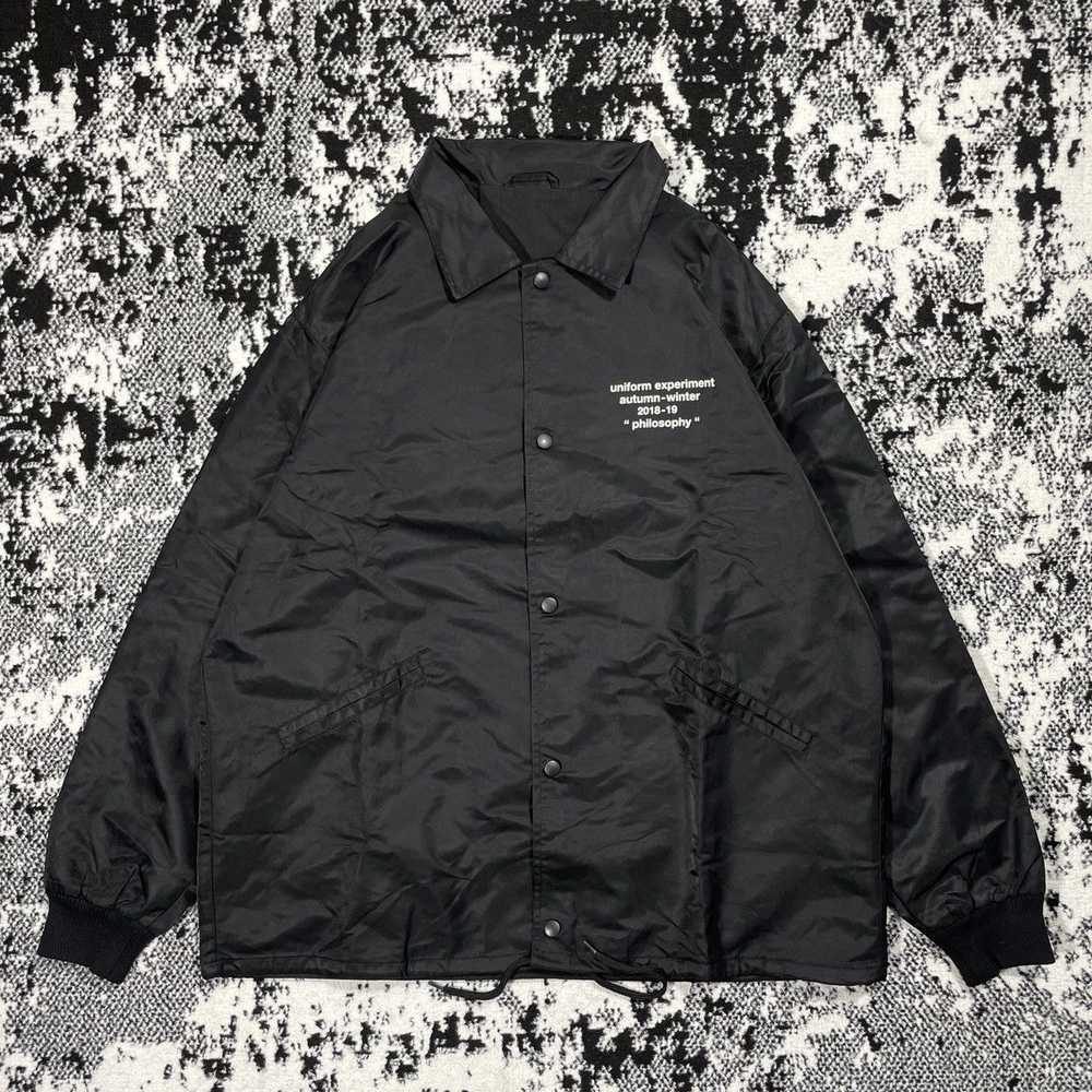 UNIFORM EXPERIMENT "PHILOSOPHY" COACH JACKET - image 3