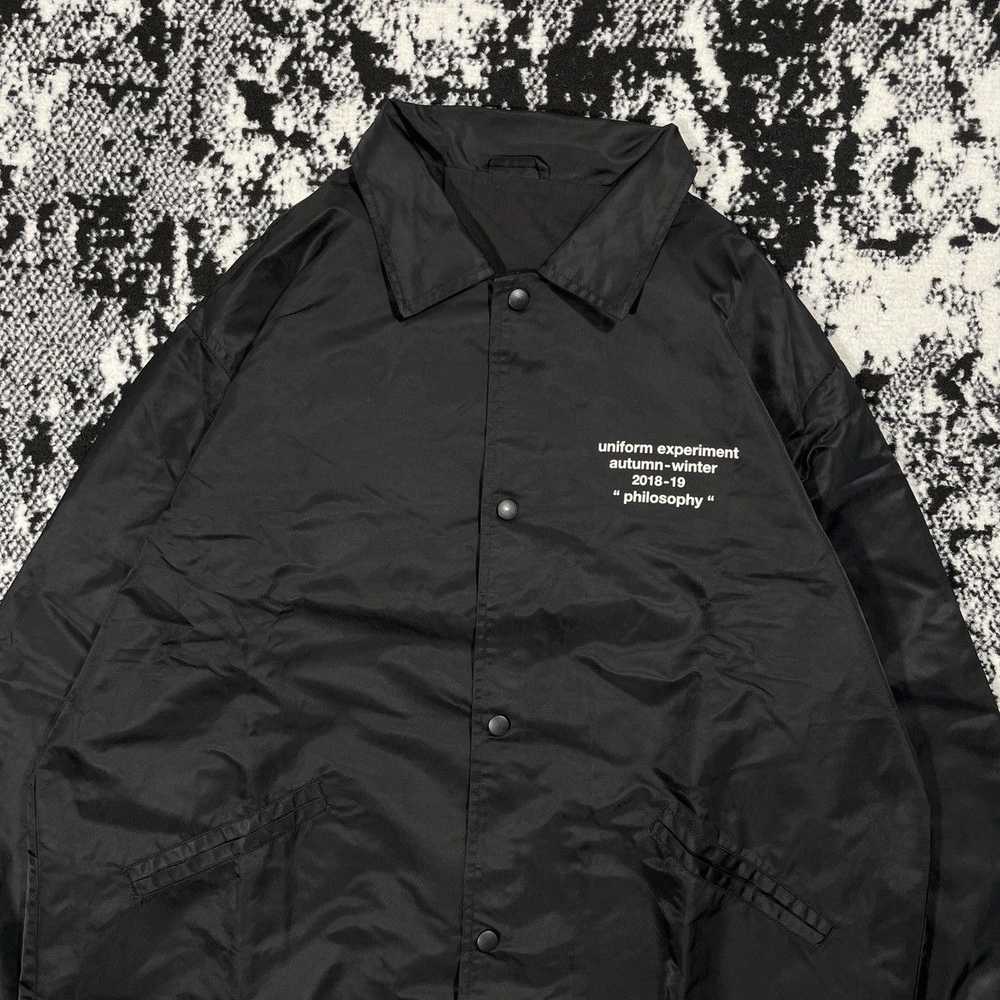 UNIFORM EXPERIMENT "PHILOSOPHY" COACH JACKET - image 4