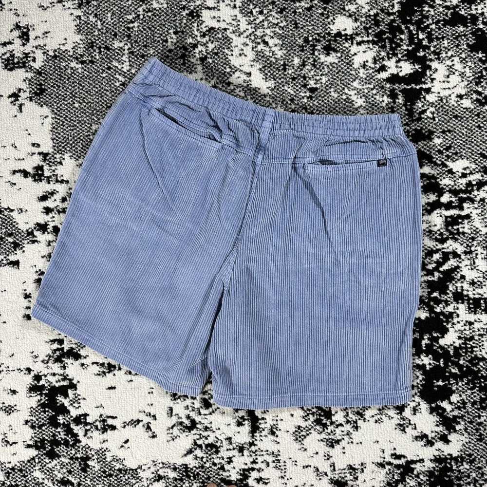 Vintage - STUSSY CORDUROY SHORTS BLUE WASH 36 - image 2