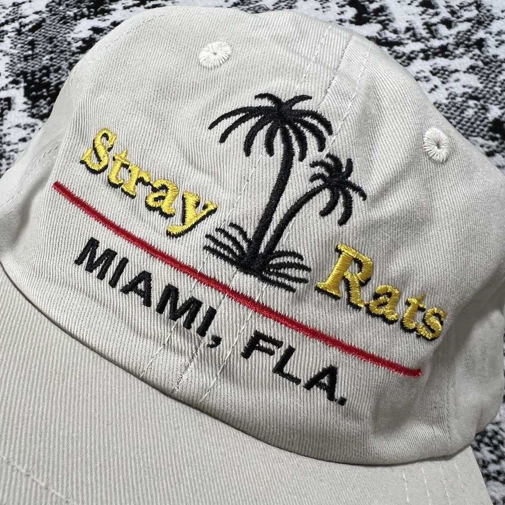 STRAY RATS MIAMI FLA CAP MADE IN USA - KHAKI OS - image 2