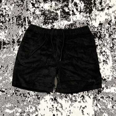 Vintage - STUSSY CORDUROY SHORTS ALL BLACK 34