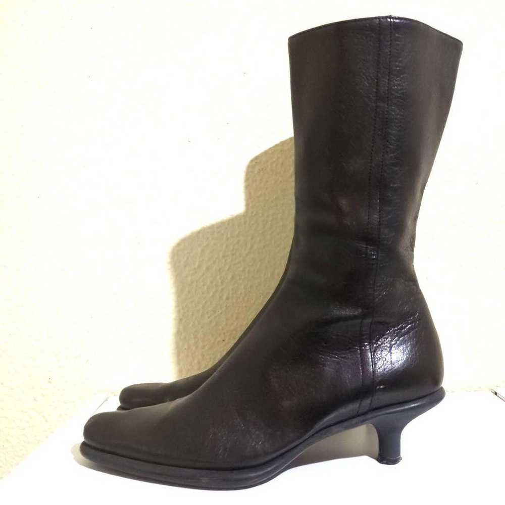 ☆ Genuine Leather MIU MIU Long Boots 24cm Leather… - image 2