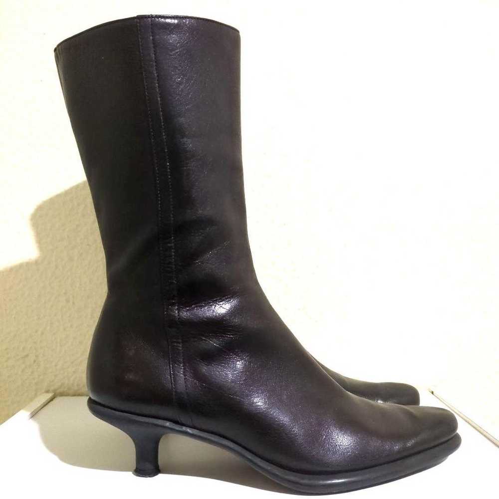 ☆ Genuine Leather MIU MIU Long Boots 24cm Leather… - image 3