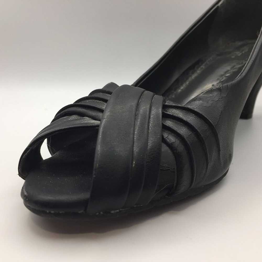 Vintage Womens East 5th Black Pumps Heels Open To… - image 8