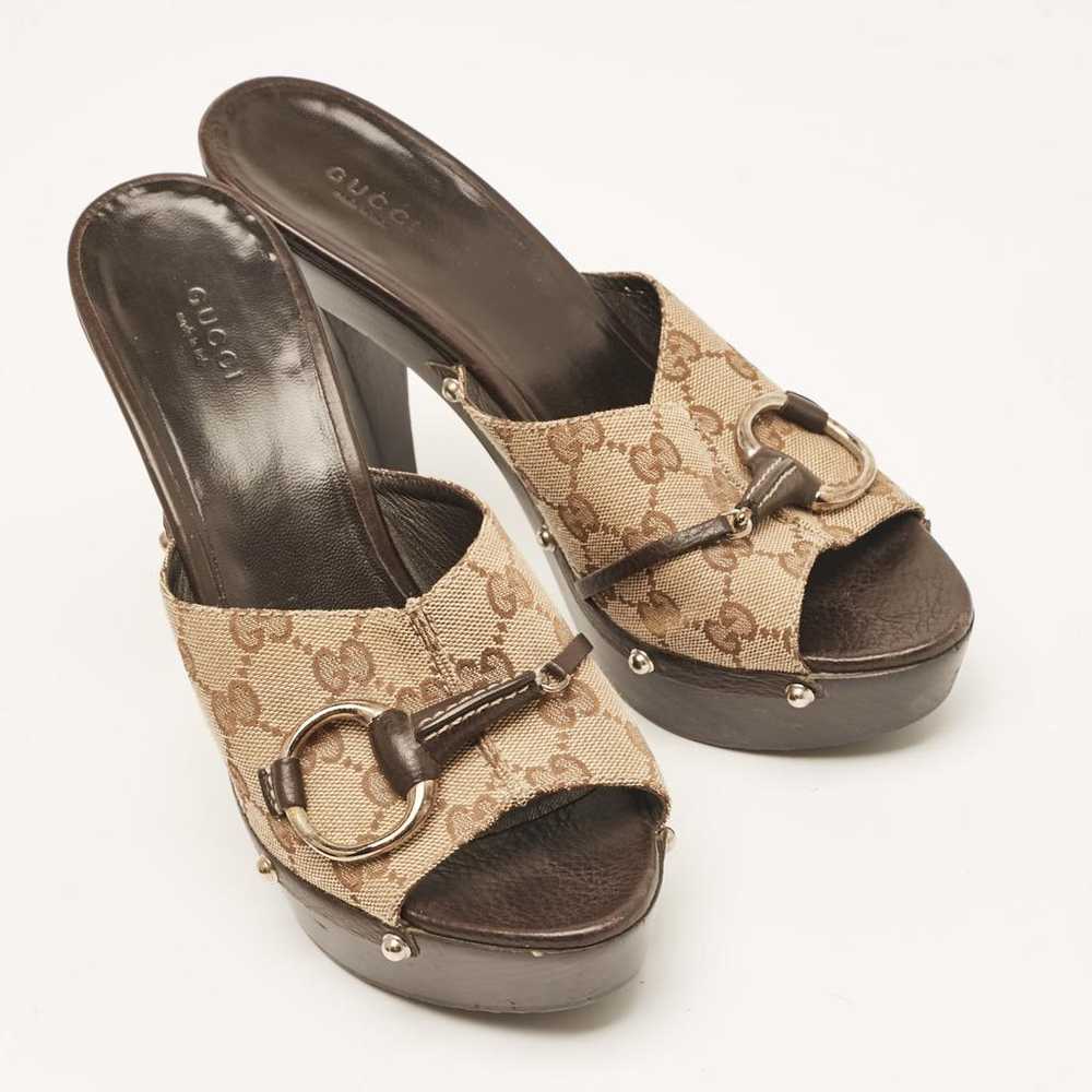 Gucci Cloth sandal - image 4