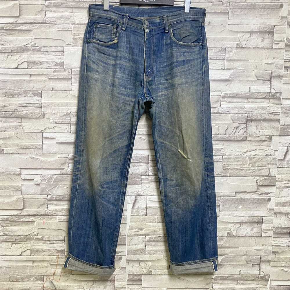 Vintage Levis 502 Big E Redline Jeans Repro Lot 1… - image 3